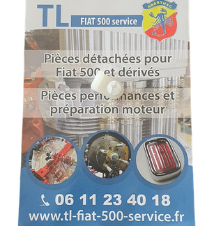 Compartiment moteur – FIAT 500 Service